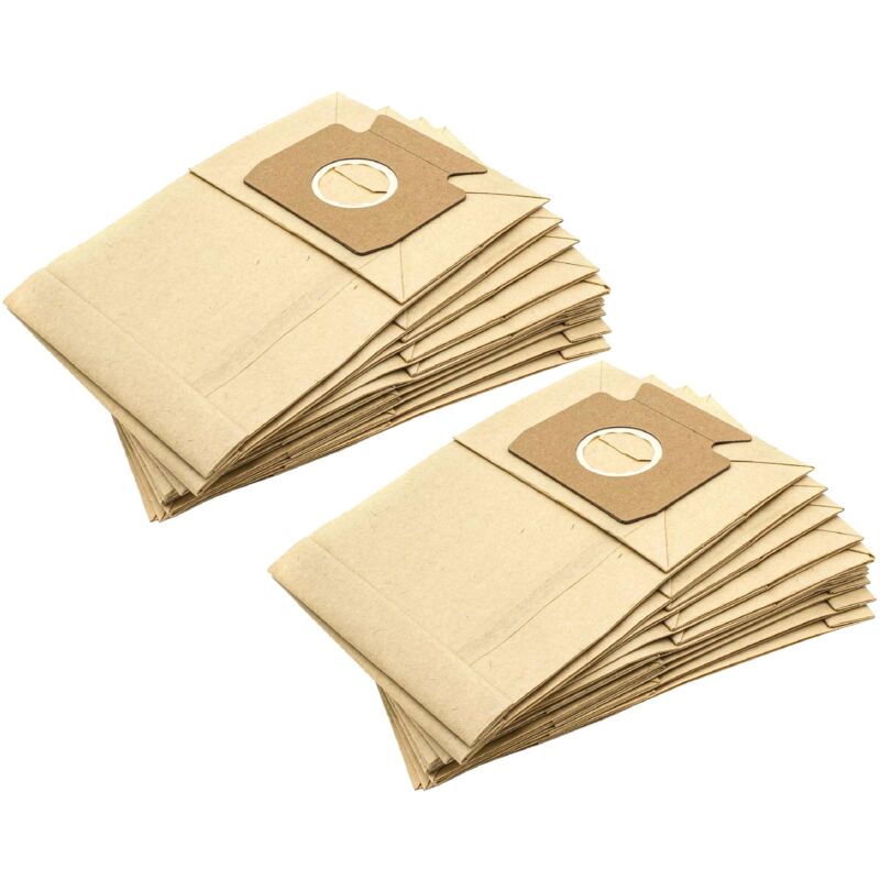 vhbw 20x Bolsa aspiradora reemplaza Wolf 0528 para aspiradora - papel, Typ B, 22 cm x 15 cm, color arena
vhbw 20x Bolsa aspiradora reemplaza Wolf 0528 para aspiradora - papel, Typ B, 22 cm x 15 cm, color arena