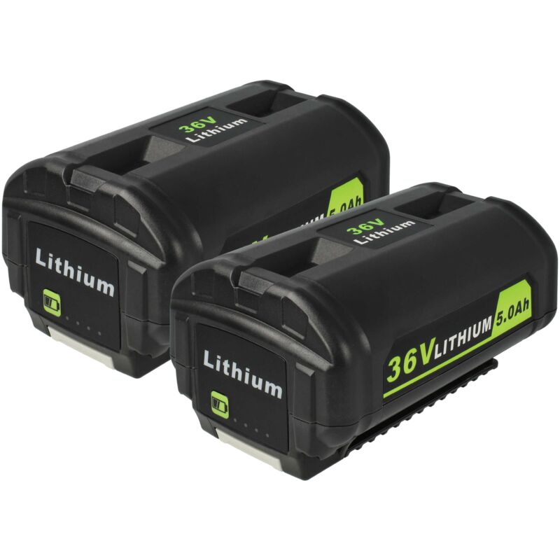2x Batería de Li-ion 5000mAh (36V) para herramientas Powertools Tools reemplaza Ryobi BPL3650 - Vhbw
2x Batería de Li-ion 5000mAh (36V) para herramientas Powertools Tools reemplaza Ryobi BPL3650 - Vhbw