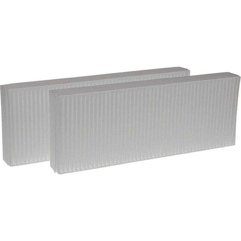 2x filtro G4 reemplaza Zehnder 527004250 para unidad de ventilación - Set de filtro, 48 x 18 x 10 cm, blanco - Vhbw
2x filtro G4 reemplaza Zehnder 527004250 para unidad de ventilación - Set de filtro, 48 x 18 x 10 cm, blanco - Vhbw