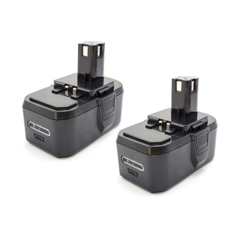 vhbw 2x NiMH batería 1300mAh (18V) para herramienta eléctrica powertools tools Ryobi BID-1801M, BID-180L, BID-1821M, BID1821, BIW180, BIW180M
vhbw 2x NiMH batería 1300mAh (18V) para herramienta eléctrica powertools tools Ryobi BID-1801M, BID-180L, BID-1821M, BID1821, BIW180, BIW180M