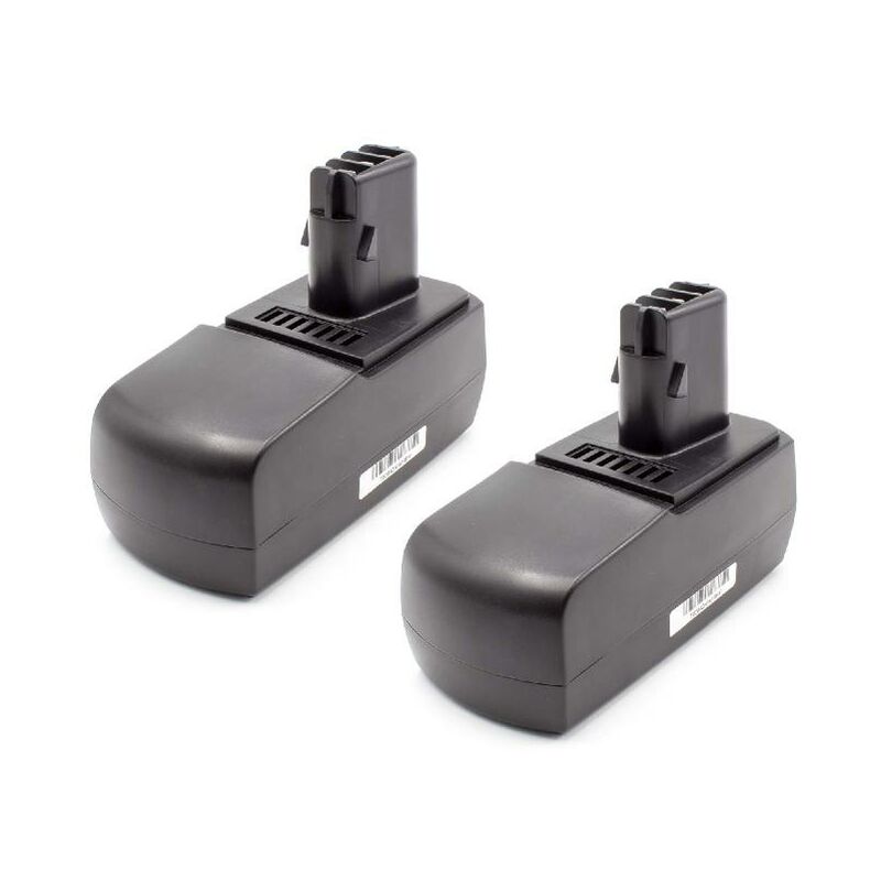 vhbw 2x NiMH batería 1500mAh (18V) para herramienta eléctrica powertools tools como Metabo 6.25484
vhbw 2x NiMH batería 1500mAh (18V) para herramienta eléctrica powertools tools como Metabo 6.25484