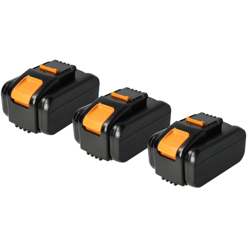 vhbw 3x Li-Ion batería 4000mAh (16V) para herramienta eléctrica powertools tools como Worx WA3527
vhbw 3x Li-Ion batería 4000mAh (16V) para herramienta eléctrica powertools tools como Worx WA3527
