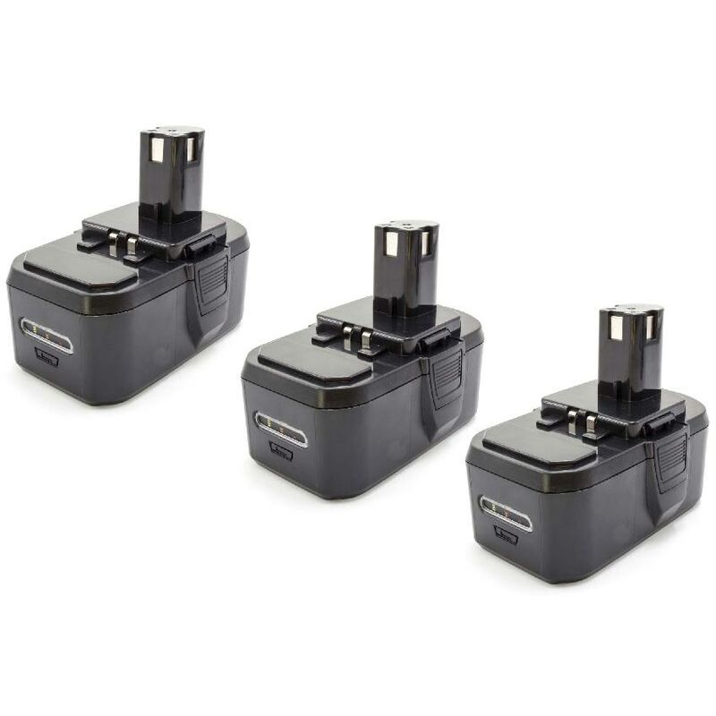 vhbw 3x NiMH batería 1300mAh (18V) para herramienta eléctrica powertools tools Ryobi LCD1802, P200, P202, P210, P2100, P2105, P211, P220, P221, P230
vhbw 3x NiMH batería 1300mAh (18V) para herramienta eléctrica powertools tools Ryobi LCD1802, P200, P202, P210, P2100, P2105, P211, P220, P221, P230