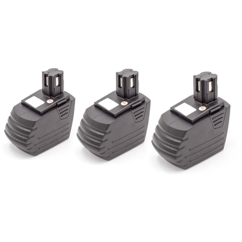 3x NiMH batería 1500mAh (15.6V) para herramienta eléctrica powertools tools como Hilti SFB150 - Vhbw
3x NiMH batería 1500mAh (15.6V) para herramienta eléctrica powertools tools como Hilti SFB150 - Vhbw