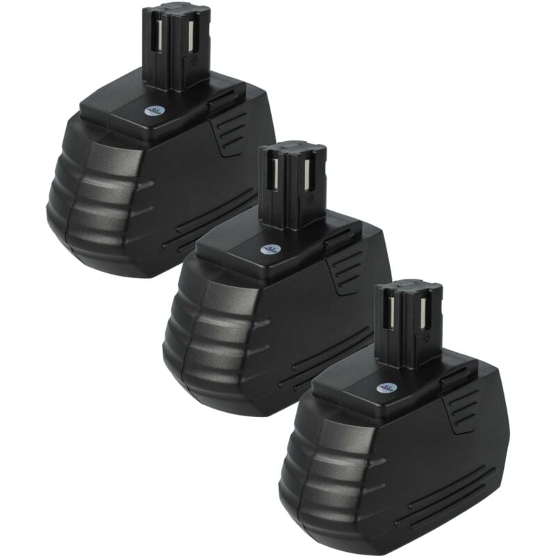 3x NiMH batería 1500mAh (18V) para herramienta eléctrica powertools tools Hilti SFH181-A, SFH181A, SFL-18, SFL18 - Vhbw
3x NiMH batería 1500mAh (18V) para herramienta eléctrica powertools tools Hilti SFH181-A, SFH181A, SFL-18, SFL18 - Vhbw