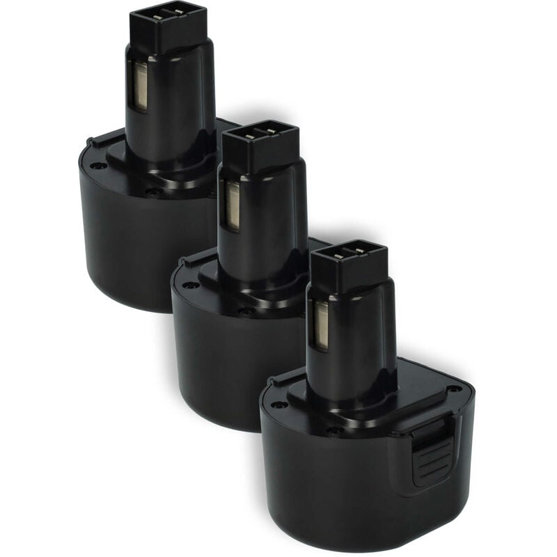 3x NiMH batería 1500mAh (9.6V) para herramienta eléctrica powertools tools Black & Decker CD231K, CD9600K, CD9600K-2, FS96, FSL96, HP 131K-2 - Vhbw
3x NiMH batería 1500mAh (9.6V) para herramienta eléctrica powertools tools Black & Decker CD231K, CD9600K, CD9600K-2, FS96, FSL96, HP 131K-2 - Vhbw