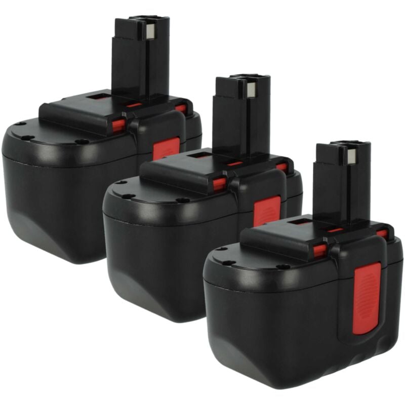 vhbw 3x NiMH batería 3000mAh (24V) para herramienta eléctrica powertools tools Bosch GSB 24VE-2, GSR 24VE-2, GST 24V, PSB 24VE-2, SAW 24V
vhbw 3x NiMH batería 3000mAh (24V) para herramienta eléctrica powertools tools Bosch GSB 24VE-2, GSR 24VE-2, GST 24V, PSB 24VE-2, SAW 24V