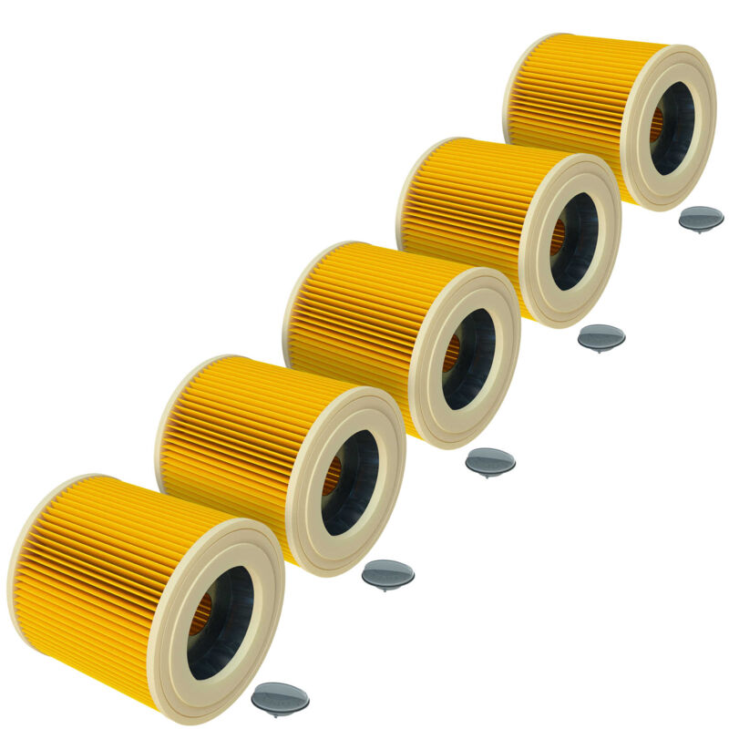 5x Filtros de cartucho para aspiradora de humedo Kärcher A 4000 Plus, K 2000, K 2150, K 2301, K 2901 F, K 4000 TE, WD 2250, ... - Vhbw
5x Filtros de cartucho para aspiradora de humedo Kärcher A 4000 Plus, K 2000, K 2150, K 2301, K 2901 F, K 4000 TE, WD 2250, ... - Vhbw