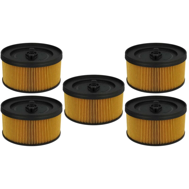 Set de filtros 5x Filtro plisado compatible con Kärcher WD 4.500, WD 5, WD 5.200M, WD 5.300 aspiradora en seco y húmedo - Filtro, cartucho - Vhbw
Set de filtros 5x Filtro plisado compatible con Kärcher WD 4.500, WD 5, WD 5.200M, WD 5.300 aspiradora en seco y húmedo - Filtro, cartucho - Vhbw