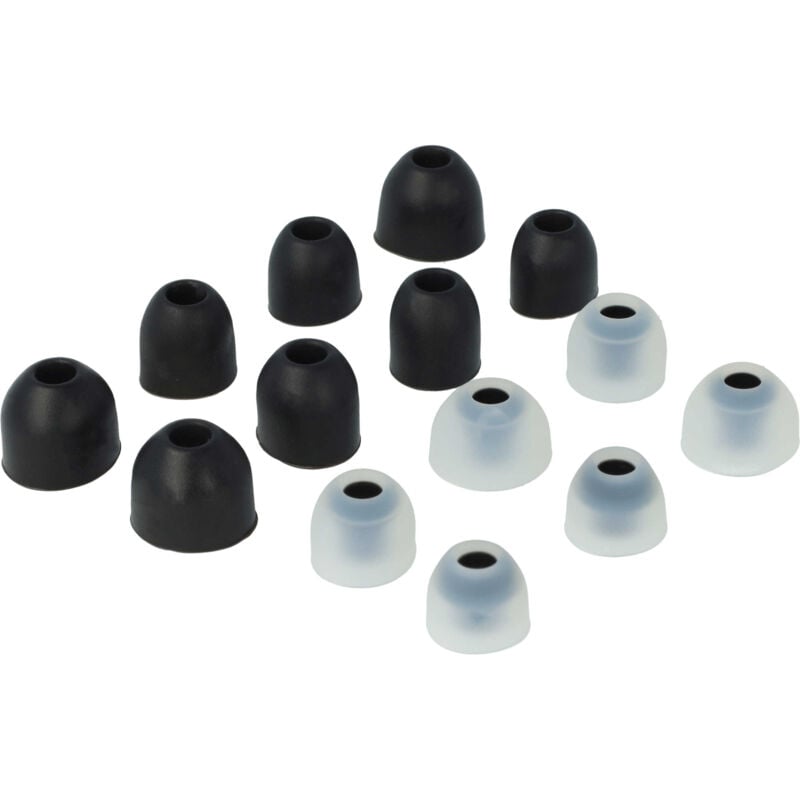 7x pares de tapones compatible con Sony WF-1000XM3 para auriculares inalámbricos - negro / blanco, silicona, suave - Vhbw
7x pares de tapones compatible con Sony WF-1000XM3 para auriculares inalámbricos - negro / blanco, silicona, suave - Vhbw