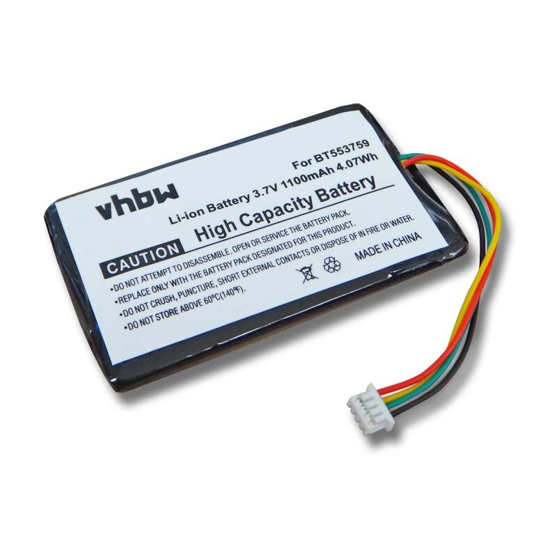 batería 1100mAh (3.7V) para Sistema de navegaciónTyphoon Myguide 3100 por BT553759. - Vhbw
batería 1100mAh (3.7V) para Sistema de navegaciónTyphoon Myguide 3100 por BT553759. - Vhbw