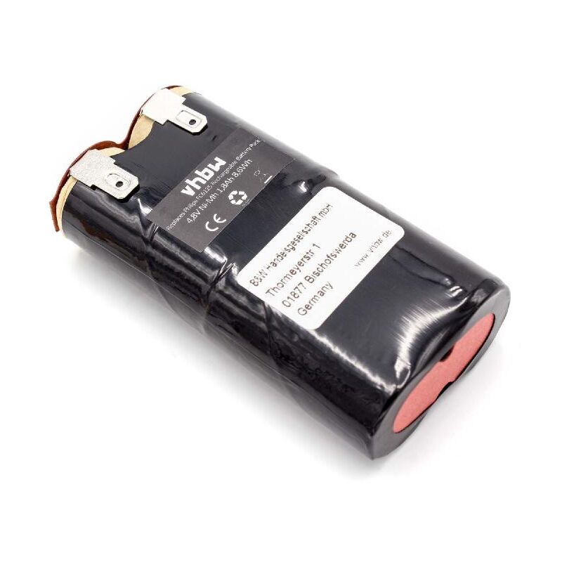 Batería recargable compatible con Philips FC6125, FC6125/01 aspiradora, robot limpieza (1800 mAh, 4,8 V, NiMH) - Vhbw
Batería recargable compatible con Philips FC6125, FC6125/01 aspiradora, robot limpieza (1800 mAh, 4,8 V, NiMH) - Vhbw