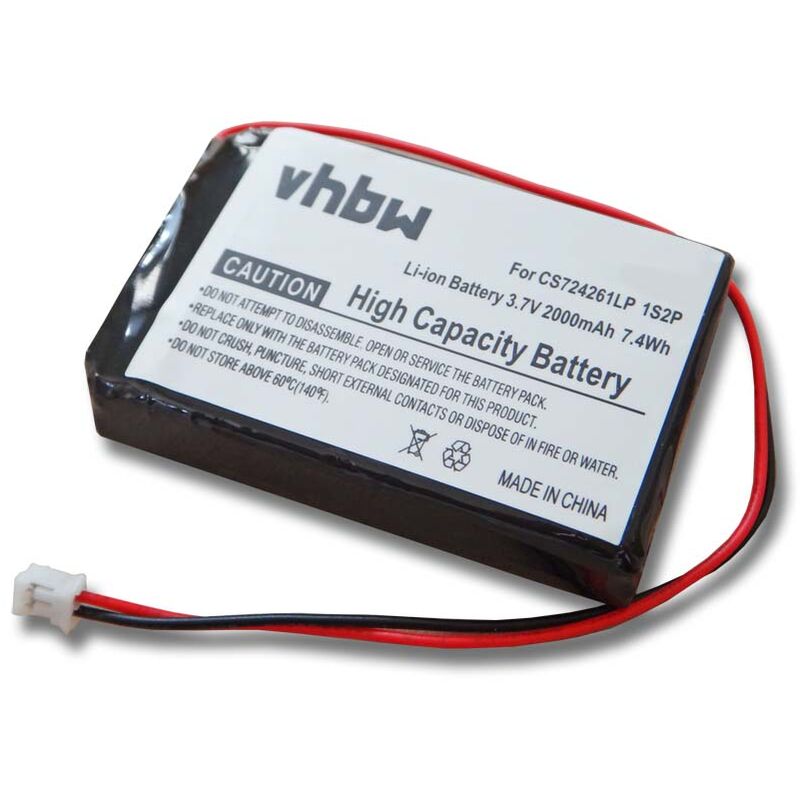 Batería 2000mAh para Olympia CM75, CM760, CM761, CM762, CM910, CM911, CM912, CM940, CM940F, CM941, CM941F, CM942, CM942F como CS724261LP 1S2P - Vhbw
Batería 2000mAh para Olympia CM75, CM760, CM761, CM762, CM910, CM911, CM912, CM940, CM940F, CM941, CM941F, CM942, CM942F como CS724261LP 1S2P - Vhbw