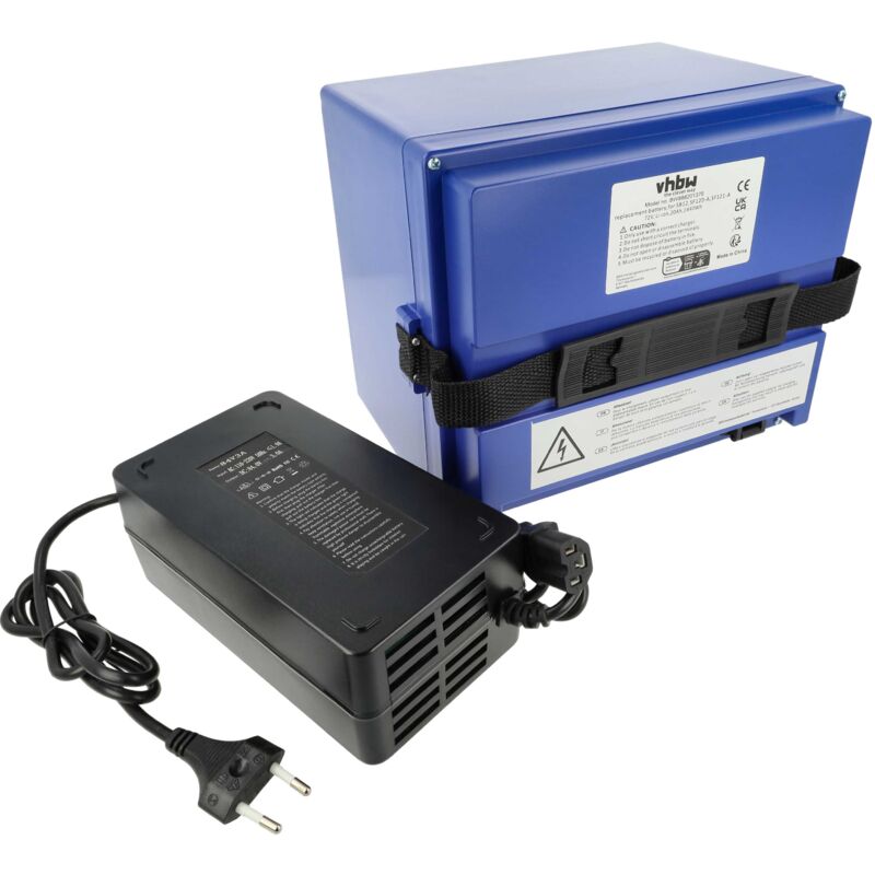 Batería 20Ah 72V Li-Ion incl. cargador compatible con diversas sillas de ruedas eléctricas, e-scooters, e-scooters, e-bicicletas, barcos, etc. - Vhbw
Batería 20Ah 72V Li-Ion incl. cargador compatible con diversas sillas de ruedas eléctricas, e-scooters, e-scooters, e-bicicletas, barcos, etc. - Vhbw