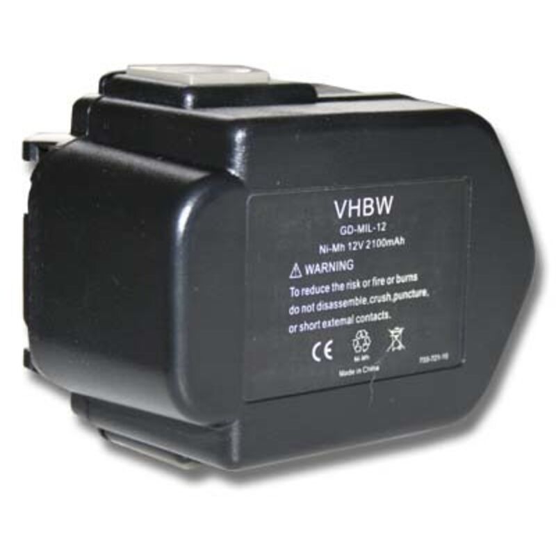 vhbw batería 2100mAh para herramienta AEG BDSE 12T, WBE2E 12, LokTor P 12 PX, PAD 12, PAS 12PP por 48-11-1900, 48-11-1950, 48-11-1960, 48-11-1967.
vhbw batería 2100mAh para herramienta AEG BDSE 12T, WBE2E 12, LokTor P 12 PX, PAD 12, PAS 12PP por 48-11-1900, 48-11-1950, 48-11-1960, 48-11-1967.
