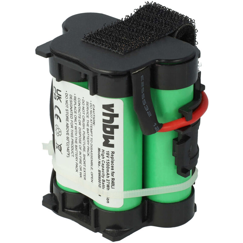 Batería recargable compatible con Husqvarna Automower 105, 305, 308, 308X, 308 X robot corta césped -(Li-Ion, 1500mAh, 18V) - Vhbw
Batería recargable compatible con Husqvarna Automower 105, 305, 308, 308X, 308 X robot corta césped -(Li-Ion, 1500mAh, 18V) - Vhbw