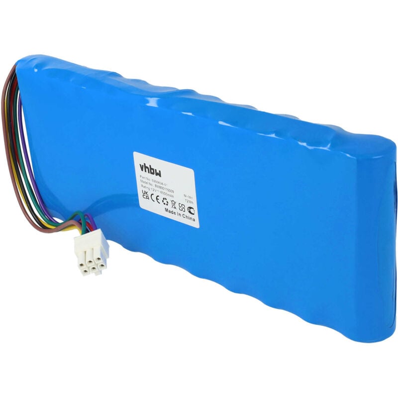 Batería compatible con Husqvarna Automower G1 robot cortacésped reemplaza 5350636-01, 5350962-01, 5350636-01, ... (NiMH, 6000mAh, 12V) - Vhbw
Batería compatible con Husqvarna Automower G1 robot cortacésped reemplaza 5350636-01, 5350962-01, 5350636-01, ... (NiMH, 6000mAh, 12V) - Vhbw