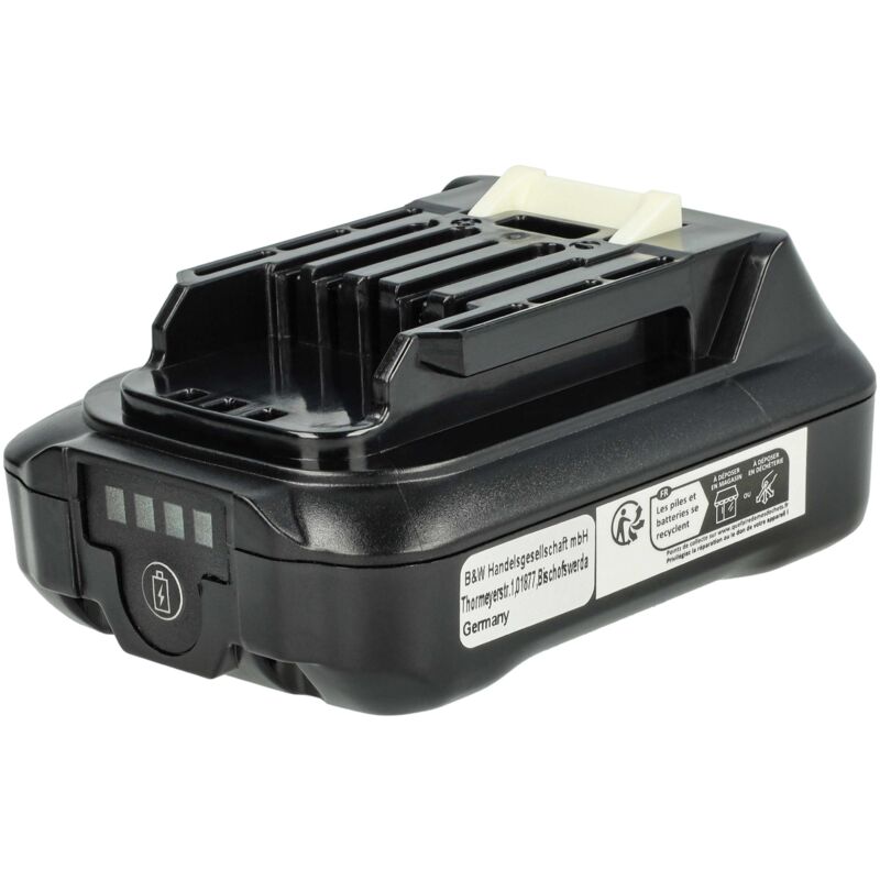 Batería recargable compatible con Makita JR103DWAE, JR103DZ, JR104D, JR105D, JR105DWAE, JR105DZ herramientas eléctricas (2000 mAh Li-Ion 12 V) - Vhbw
Batería recargable compatible con Makita JR103DWAE, JR103DZ, JR104D, JR105D, JR105DWAE, JR105DZ herramientas eléctricas (2000 mAh Li-Ion 12 V) - Vhbw