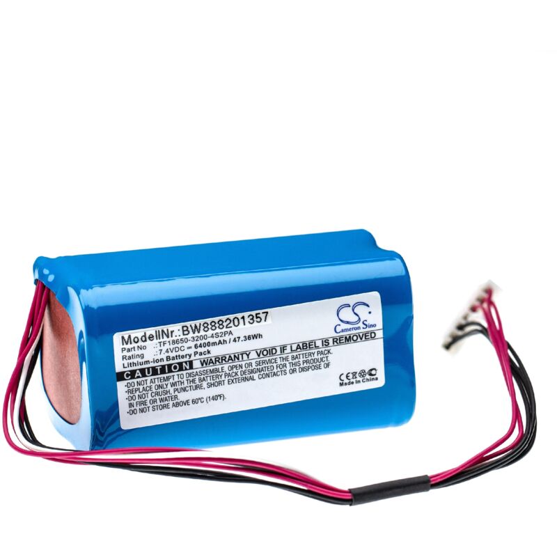 batería compatible con Marshall Kilburn II, II V2 altavoz altavoces (6400mAh, 7,4V, Li-Ion) - Vhbw
batería compatible con Marshall Kilburn II, II V2 altavoz altavoces (6400mAh, 7,4V, Li-Ion) - Vhbw