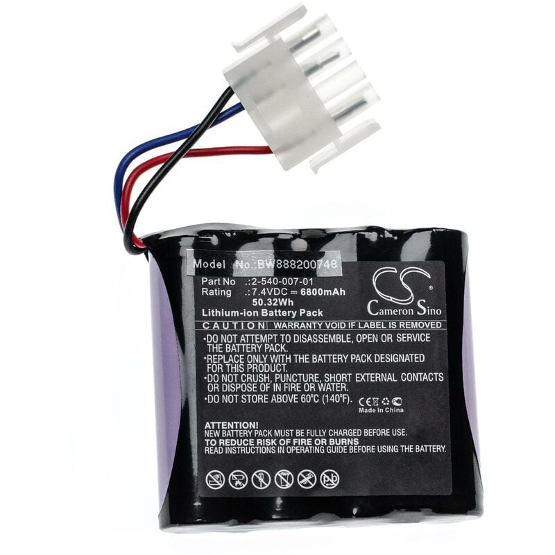 Batería recargable compatible con Soundcast Outcast VG7 altavoces, cajas acústicas, bafles (6800 mAh, 7,4 V, Li-Ion) - Vhbw
Batería recargable compatible con Soundcast Outcast VG7 altavoces, cajas acústicas, bafles (6800 mAh, 7,4 V, Li-Ion) - Vhbw