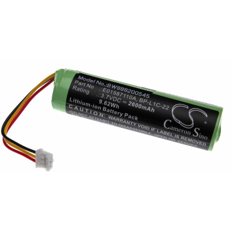 Batería recargable compatible con Tascam MP-GT1 reproductor de música MP3 (2.600 mAh, 3,7 V, Li-Ion) - Vhbw
Batería recargable compatible con Tascam MP-GT1 reproductor de música MP3 (2.600 mAh, 3,7 V, Li-Ion) - Vhbw