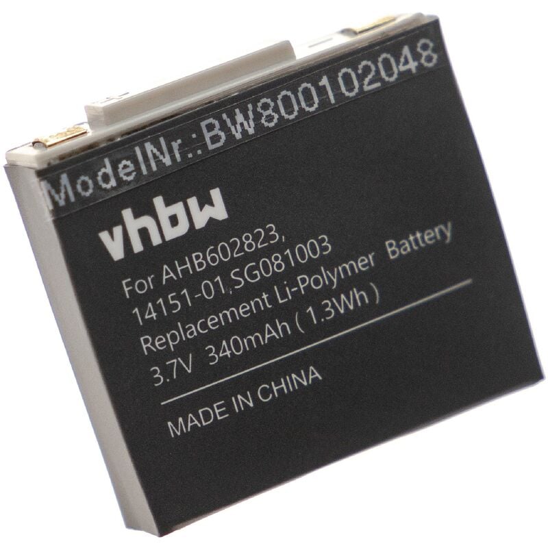Batería compatible para auriculares inalámbricos Headset Agfeo 9120 Systemheadset, Agfeo 9125 Systemheadset (340mAh, 3.7V, polímero de litio) - Vhbw
Batería compatible para auriculares inalámbricos Headset Agfeo 9120 Systemheadset, Agfeo 9125 Systemheadset (340mAh, 3.7V, polímero de litio) - Vhbw