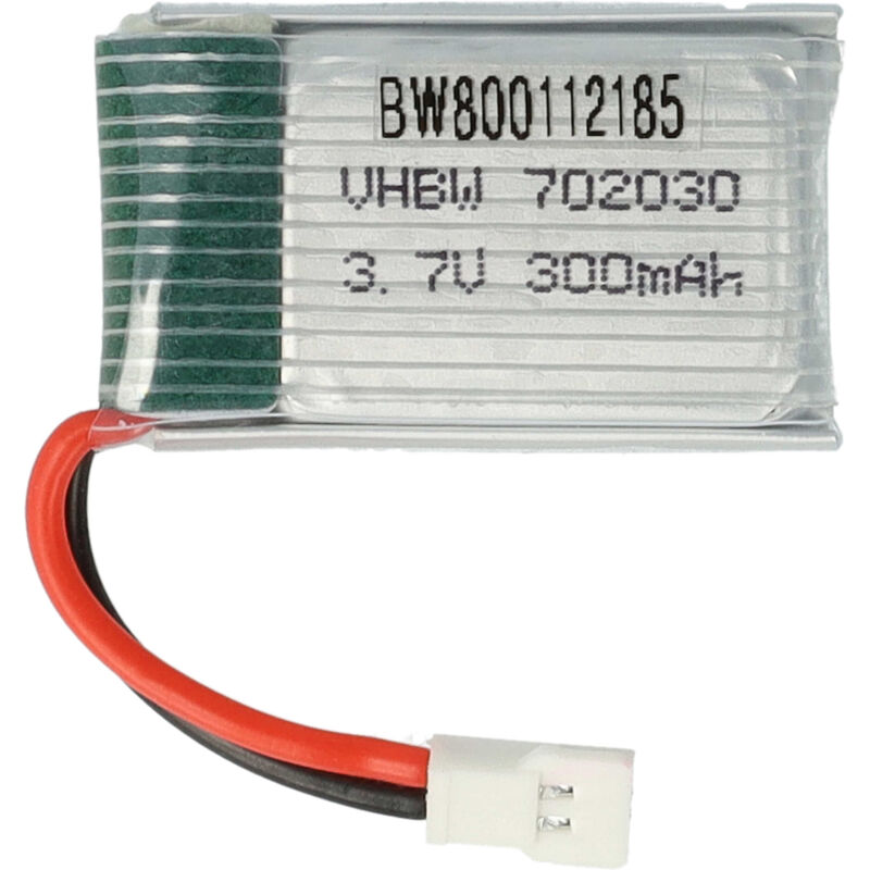 Batería de polímero de litio 300mAh (3.7V) para dron modelaje Revell Quadcopter Atomium 23986 como 43935. - Vhbw
Batería de polímero de litio 300mAh (3.7V) para dron modelaje Revell Quadcopter Atomium 23986 como 43935. - Vhbw