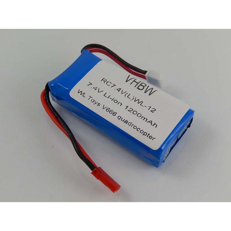 Batería recargable compatible con YiZhan / JJRC Tarantula X6 dron, multicóptero, cuadricóptero (1200 mAh, 7,4 V, Li-Ion) - Vhbw
Batería recargable compatible con YiZhan / JJRC Tarantula X6 dron, multicóptero, cuadricóptero (1200 mAh, 7,4 V, Li-Ion) - Vhbw