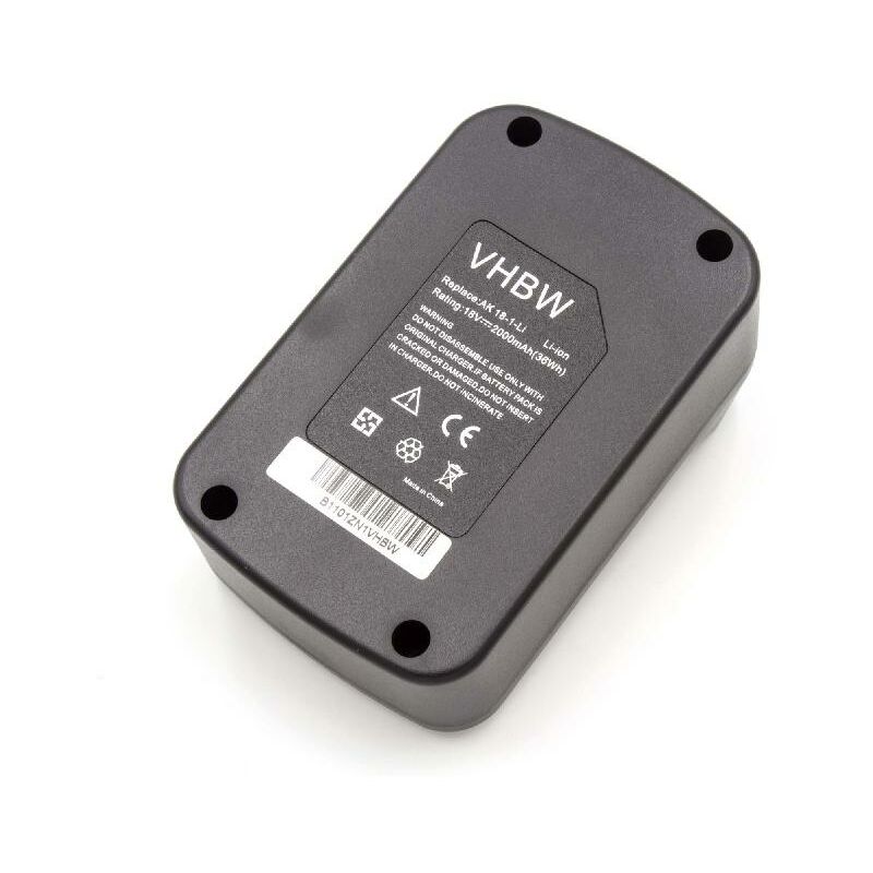 vhbw batería Li-Ion 2000mAh (18V) para herramientas eléctricas Matrix AK 18-1-Li y 120.300.650.
vhbw batería Li-Ion 2000mAh (18V) para herramientas eléctricas Matrix AK 18-1-Li y 120.300.650.
