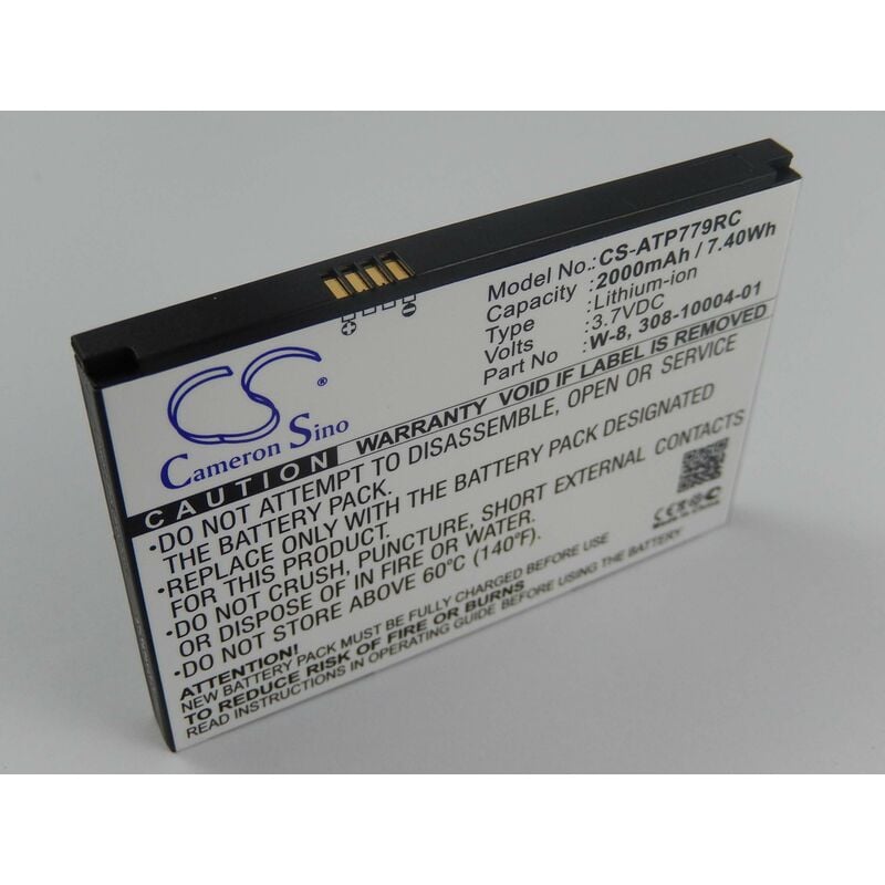 Batería Li-Ion 2000mAh (3.7V) para Mobile Hotspot Netgear AC779s, Aircard 779s, Fuse 779, NTGR779ABB como W-8, 308-10004-01. - Vhbw
Batería Li-Ion 2000mAh (3.7V) para Mobile Hotspot Netgear AC779s, Aircard 779s, Fuse 779, NTGR779ABB como W-8, 308-10004-01. - Vhbw