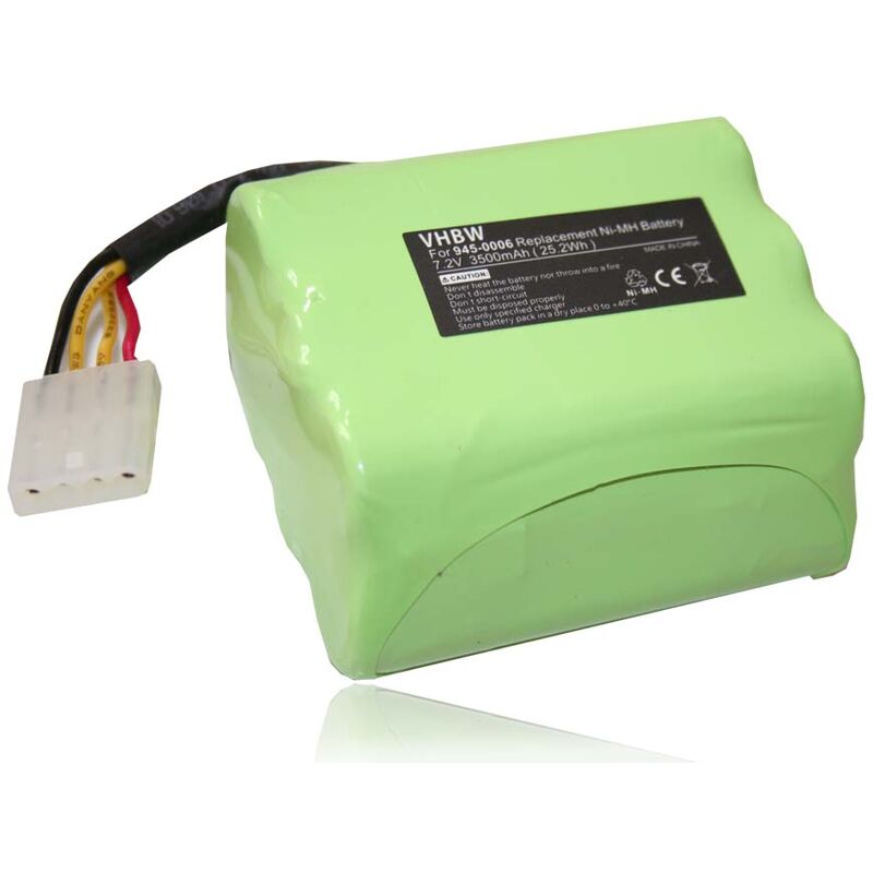 Batería Ni-MH 3500mAh (7.2V) para herramientas Neato Signature, Signature Pro, Robotics XV-25 sustituye 945-0005, 945-0006 - Vhbw
Batería Ni-MH 3500mAh (7.2V) para herramientas Neato Signature, Signature Pro, Robotics XV-25 sustituye 945-0005, 945-0006 - Vhbw