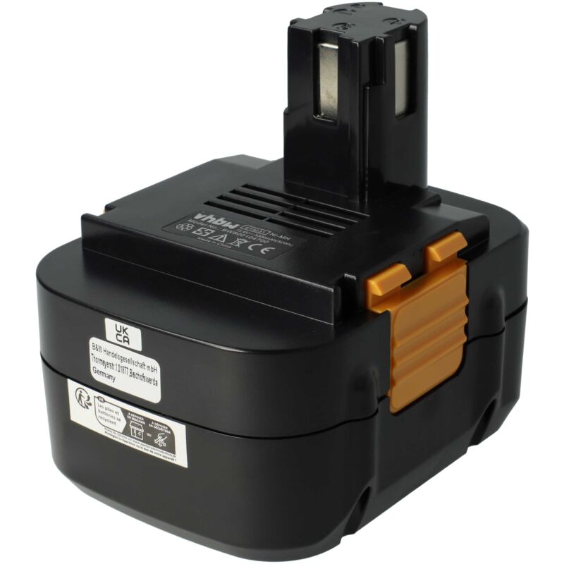 Batería NiMH 3300mAh (15.6V) para herramientas Panasonic EY6431NQKW, EY6432, EY6432FQKW, EY6432GQKW, EY6432NQKW como EY9136, EY9136B, EY9137. - Vhbw
Batería NiMH 3300mAh (15.6V) para herramientas Panasonic EY6431NQKW, EY6432, EY6432FQKW, EY6432GQKW, EY6432NQKW como EY9136, EY9136B, EY9137. - Vhbw