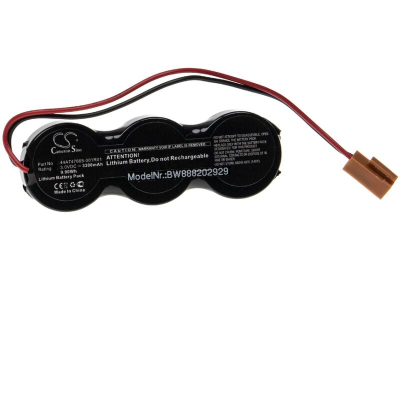Batería no recargable compatible con GE PAC Systems RX3i CPU, RX7i CPU Controlador Lógico Programable, PLC (3300 mAh, 3 V, ) - Vhbw
Batería no recargable compatible con GE PAC Systems RX3i CPU, RX7i CPU Controlador Lógico Programable, PLC (3300 mAh, 3 V, ) - Vhbw