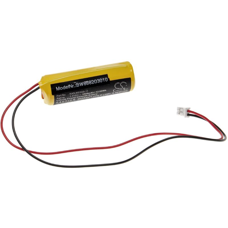 Batería no recargable compatible con Yamaha KAS-M53G0-10 Controlador Lógico Programable, PLC (3500 mAh, 3,6 V, Li-SOCl2) - Vhbw
Batería no recargable compatible con Yamaha KAS-M53G0-10 Controlador Lógico Programable, PLC (3500 mAh, 3,6 V, Li-SOCl2) - Vhbw