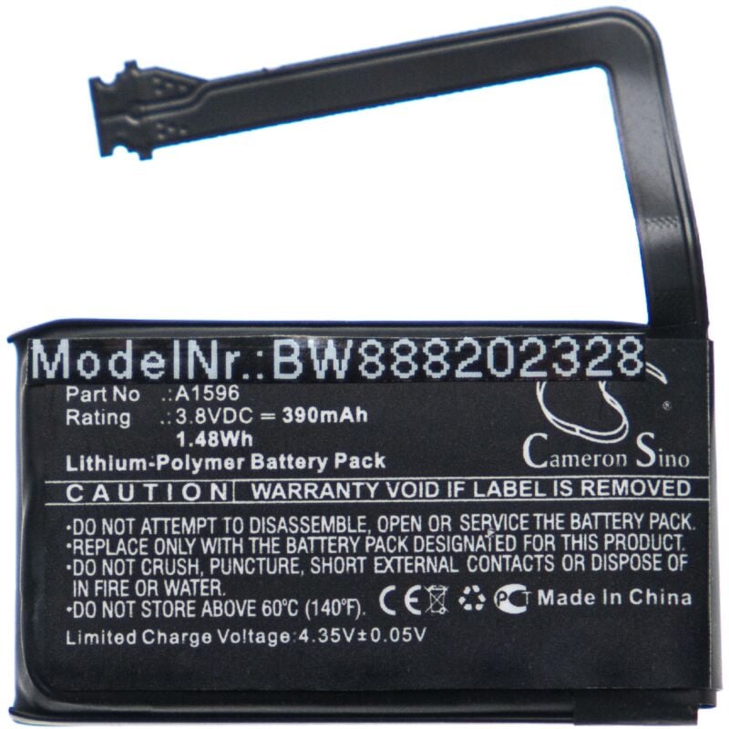 Batería recargable compatible con Apple MRXJ2ZP/A, MV7N2ZP/A auriculares inalámbricos, cascos (390 mAh, 3,8 V, polímero de litio) - Vhbw
Batería recargable compatible con Apple MRXJ2ZP/A, MV7N2ZP/A auriculares inalámbricos, cascos (390 mAh, 3,8 V, polímero de litio) - Vhbw