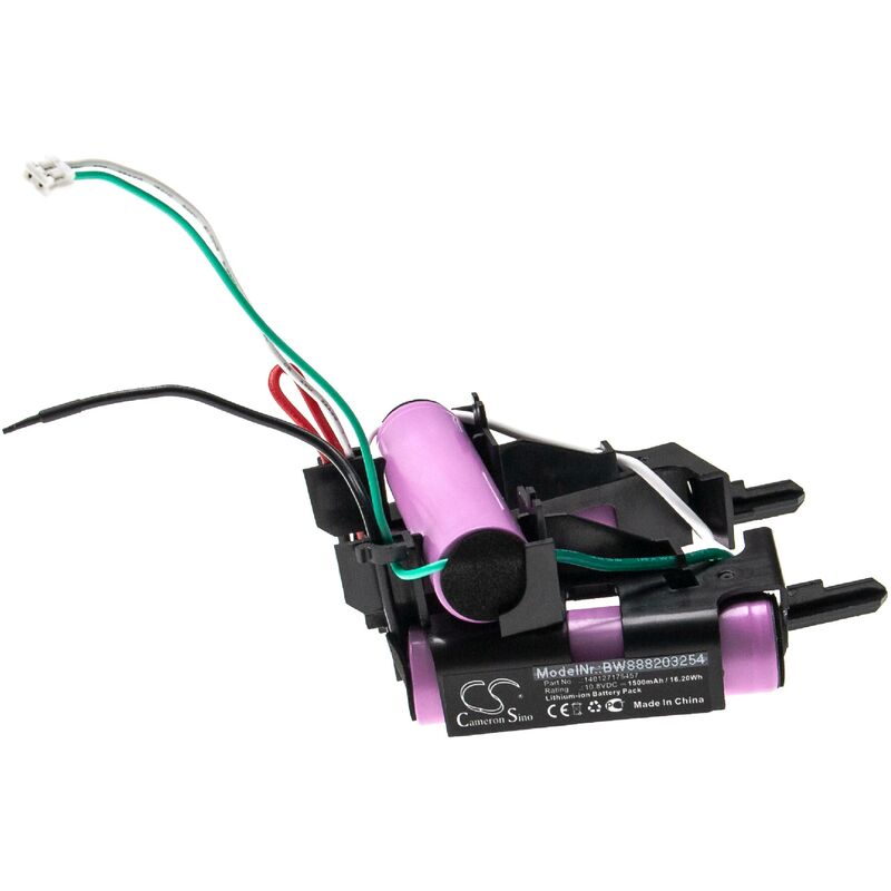 vhbw Batería recargable compatible con Electrolux 900273758, 900273759, 900273760, 900273768 aspiradora, robot limpieza (1500 mAh, 10,8 V, Li-Ion)
vhbw Batería recargable compatible con Electrolux 900273758, 900273759, 900273760, 900273768 aspiradora, robot limpieza (1500 mAh, 10,8 V, Li-Ion)