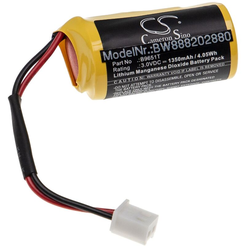 Batería recargable compatible con Texas Instruments 435, RB-5 Controlador Lógico Programable, PLC (1350 mAh, 3 V, Li-MnO2) - Vhbw
Batería recargable compatible con Texas Instruments 435, RB-5 Controlador Lógico Programable, PLC (1350 mAh, 3 V, Li-MnO2) - Vhbw