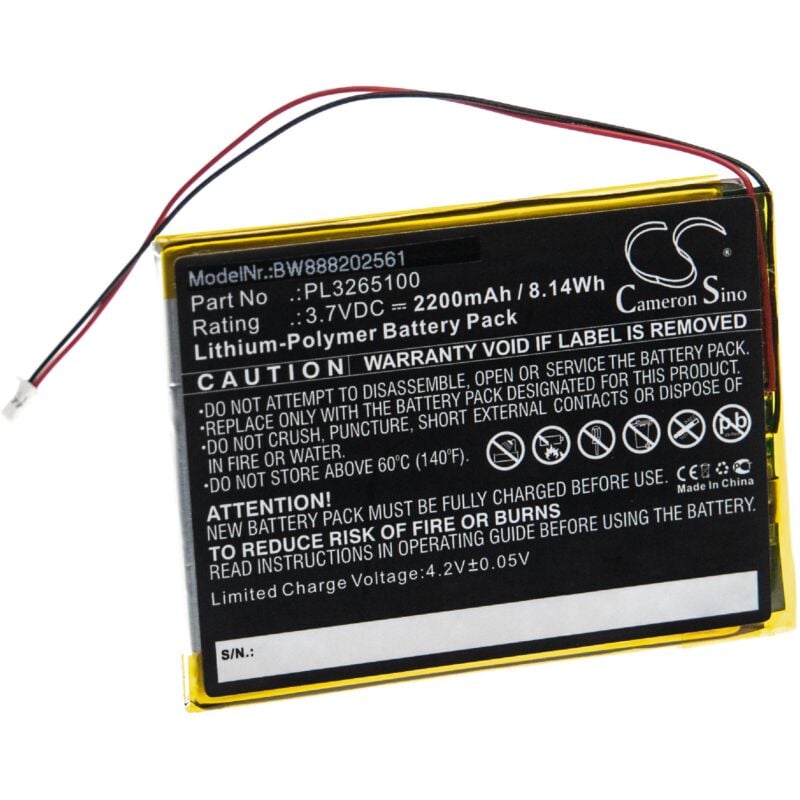 Batería recargable compatible con Xtool EZ300, EZ400, PS60, PS65, PS70, X500 sistema diagnóstico (2200 mAh, 3,7 V, polímero de litio) - Vhbw
Batería recargable compatible con Xtool EZ300, EZ400, PS60, PS65, PS70, X500 sistema diagnóstico (2200 mAh, 3,7 V, polímero de litio) - Vhbw
