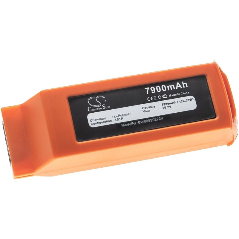 Batería recargable compatible con Yuneec H520, H520 Hexacopter Airframe dron, multicóptero, cuadricóptero (7900 mAh, 15,2 V, polímero de litio) - Vhbw 
Batería recargable compatible con Yuneec H520, H520 Hexacopter Airframe dron, multicóptero, cuadricóptero (7900 mAh, 15,2 V, polímero de litio) - Vhbw