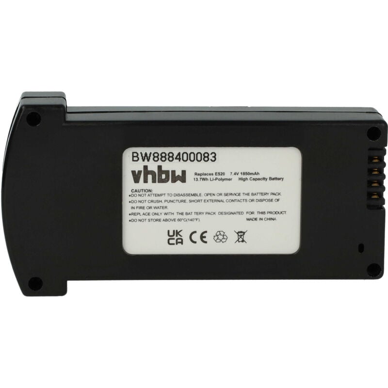 Batería recargable reemplaza Eachine 2594368 para dron, multicóptero, cuadricóptero (1850 mAh, 7,4 V, polímero de litio) - Vhbw
Batería recargable reemplaza Eachine 2594368 para dron, multicóptero, cuadricóptero (1850 mAh, 7,4 V, polímero de litio) - Vhbw