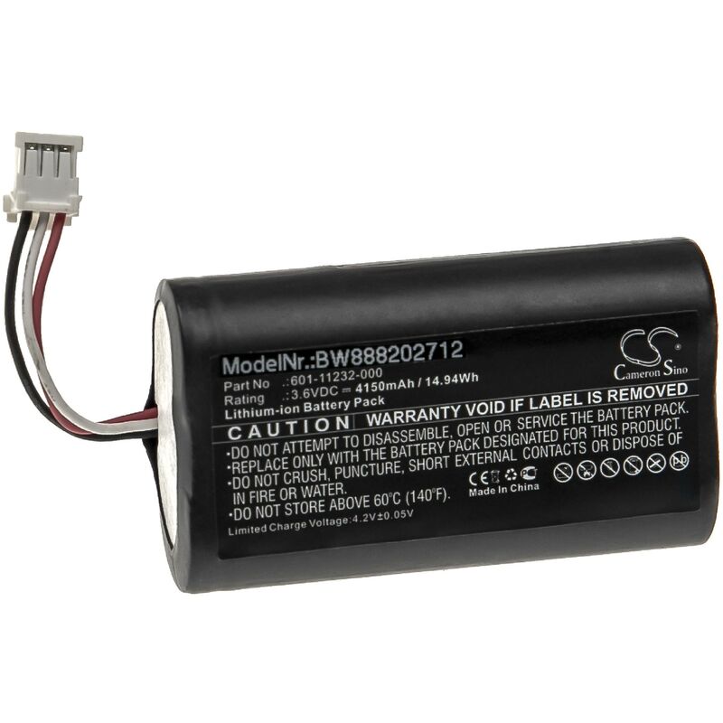 Batería recargable reemplaza GoPro 601-11232-000 para mando a distancia, control remoto (4150 mAh, 3,6 V, Li-Ion) - Vhbw
Batería recargable reemplaza GoPro 601-11232-000 para mando a distancia, control remoto (4150 mAh, 3,6 V, Li-Ion) - Vhbw