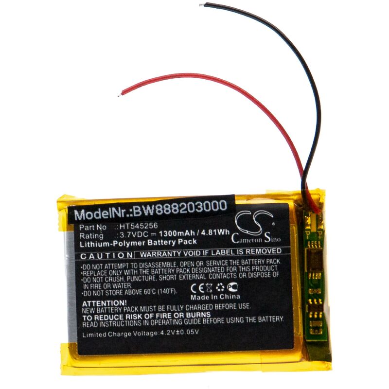 Batería recargable reemplaza Izzo HT545256 para navegador, navi, GPS para golf (1300 mAh, 3,7 V, polímero de litio) - Vhbw
Batería recargable reemplaza Izzo HT545256 para navegador, navi, GPS para golf (1300 mAh, 3,7 V, polímero de litio) - Vhbw