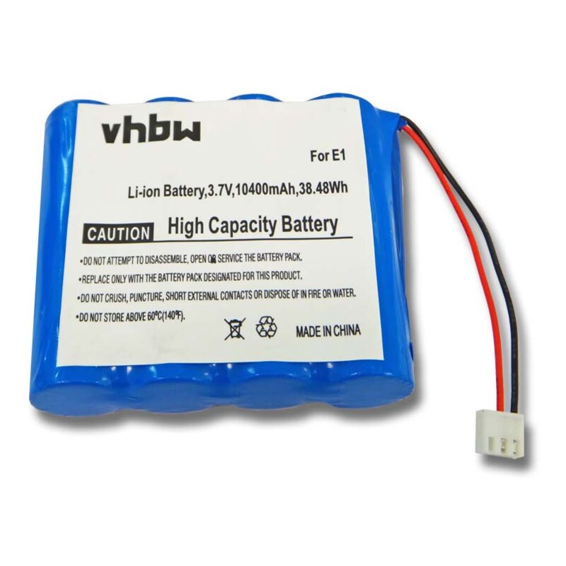 Batería recargable reemplaza Pure E1 para radio digital (10400 mAh, 3,7 V, Li-Ion) - Vhbw
Batería recargable reemplaza Pure E1 para radio digital (10400 mAh, 3,7 V, Li-Ion) - Vhbw