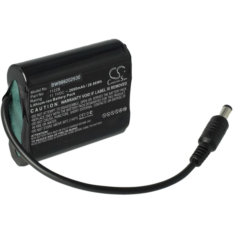 Batería recargable reemplaza Venture Heat 1122B para guantes de moto calefactados (2600 mAh, 11,1 V, Li-Ion) - Vhbw
Batería recargable reemplaza Venture Heat 1122B para guantes de moto calefactados (2600 mAh, 11,1 V, Li-Ion) - Vhbw