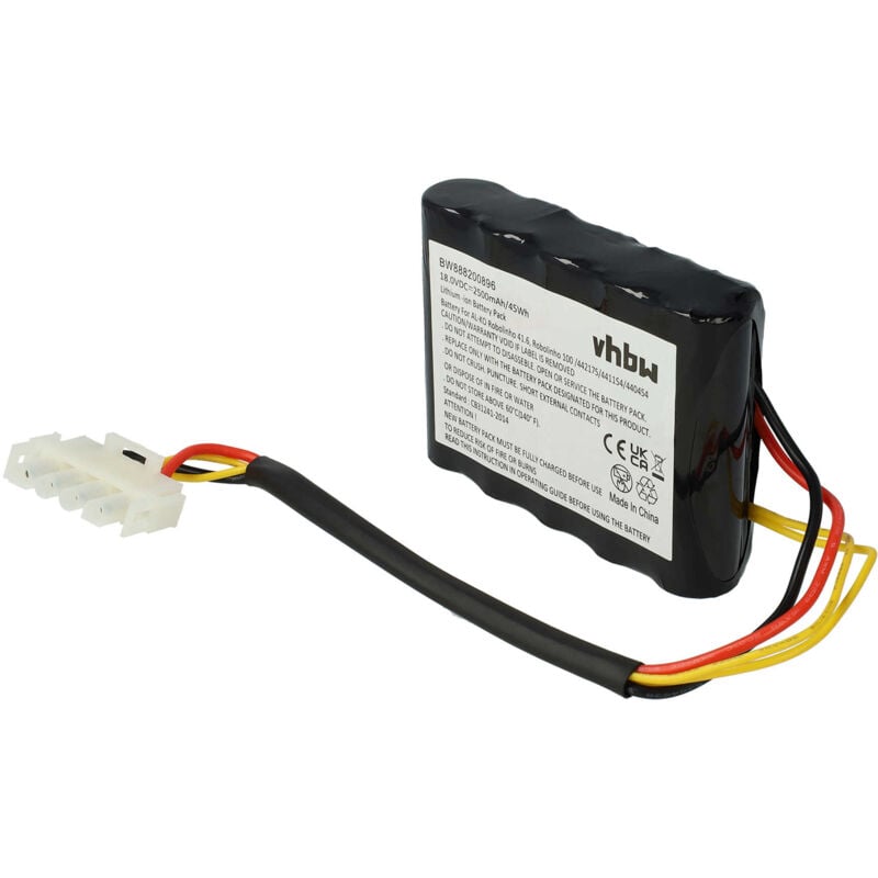 vhbw batería reemplaza Al-Ko 440454, 441154, 442175 para cortacésped robot cortacésped (2500mAh, 18V, Li-Ion)
vhbw batería reemplaza Al-Ko 440454, 441154, 442175 para cortacésped robot cortacésped (2500mAh, 18V, Li-Ion)