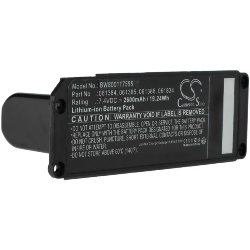 batería reemplaza Bose 061384, 061385, 061386, 061834 para altavoz altavoces (2600mAh, 7,4V, Li-Ion) - Vhbw
batería reemplaza Bose 061384, 061385, 061386, 061834 para altavoz altavoces (2600mAh, 7,4V, Li-Ion) - Vhbw