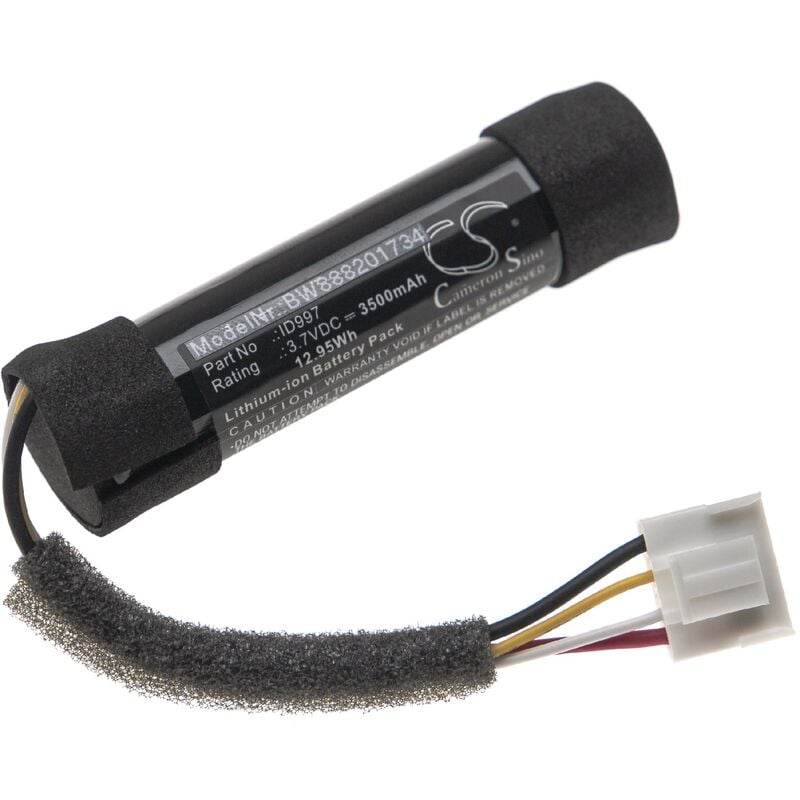 Batería recargable reemplaza Harman/Kardon IAA007NA, ID997 para altavoces, cajas acústicas, bafles (3500 mAh, 3,7 V, Li-Ion) - Vhbw
Batería recargable reemplaza Harman/Kardon IAA007NA, ID997 para altavoces, cajas acústicas, bafles (3500 mAh, 3,7 V, Li-Ion) - Vhbw