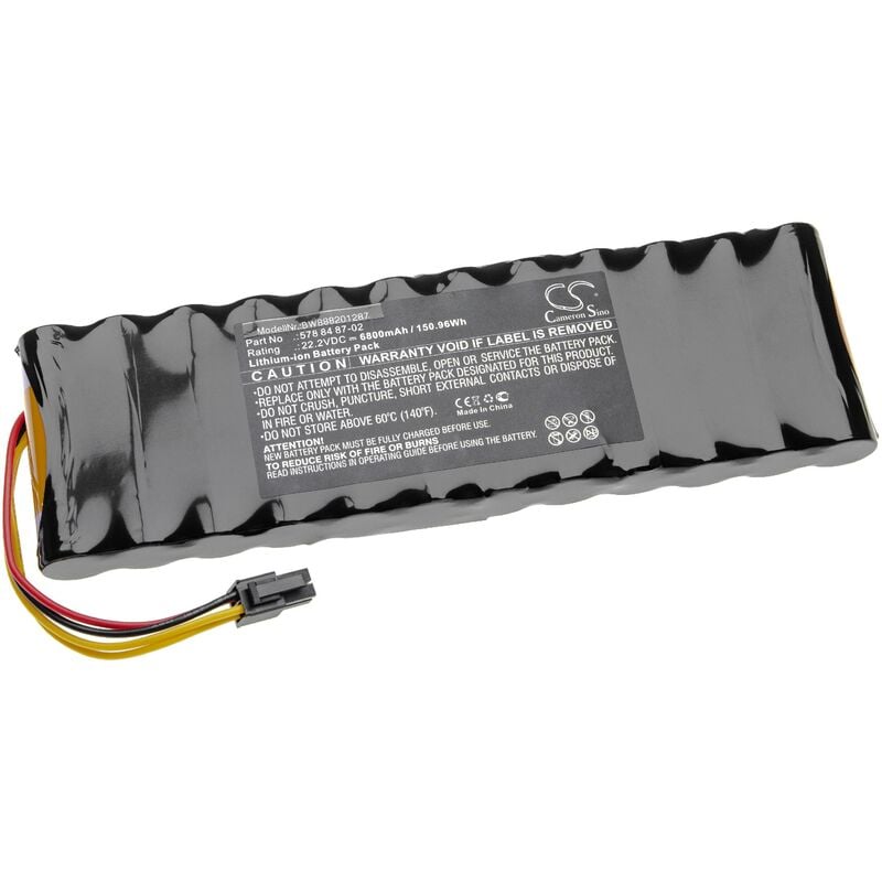 batería reemplaza Husqvarna 597 21 32-02, 597 21 32-03 para cortacésped robot cortacésped (6800mAh, 22.2V, Li-Ion) - Vhbw
batería reemplaza Husqvarna 597 21 32-02, 597 21 32-03 para cortacésped robot cortacésped (6800mAh, 22.2V, Li-Ion) - Vhbw