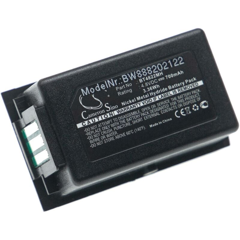 vhbw Batería reemplaza Itowa BT4822MH para Mando a Distancia Industrial Control Remoto (700mAh, 3,8V, NiMH)
vhbw Batería reemplaza Itowa BT4822MH para Mando a Distancia Industrial Control Remoto (700mAh, 3,8V, NiMH)
