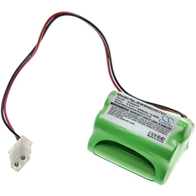 vhbw batería reemplaza Lithonia ENB06006 para evacuación iluminación de emergencia (2000mAh, 6V, NiMH)
vhbw batería reemplaza Lithonia ENB06006 para evacuación iluminación de emergencia (2000mAh, 6V, NiMH)